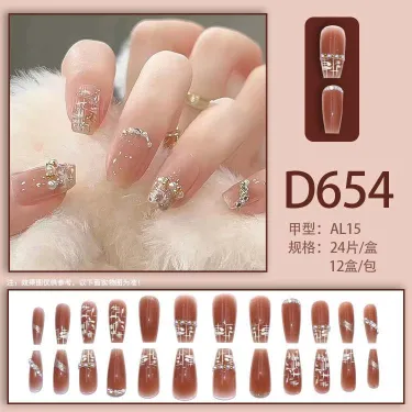 Artificial Reusable False Nails (24 pcs)